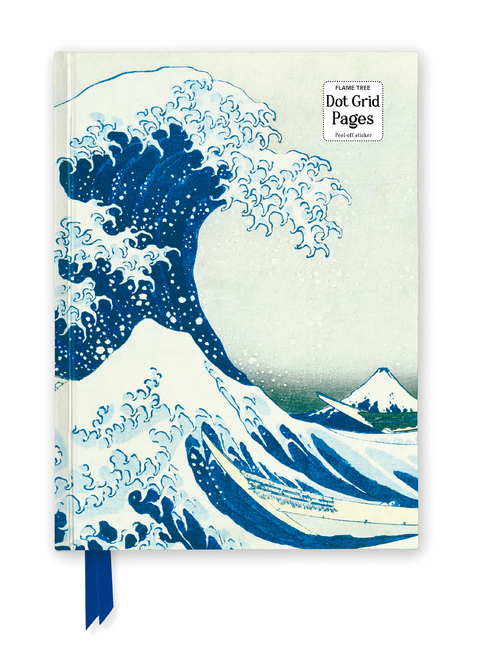 Katsushika Hokusai: The Great Wave (Foiled Dot Grid Journal) - 