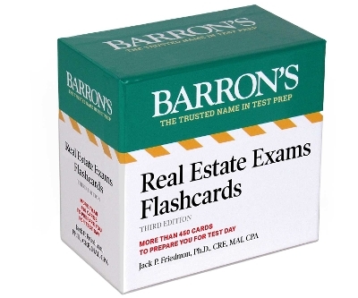 Real Estate Exams Flashcards, Third Edition: Up-to-Date Review - Jack P. Friedman