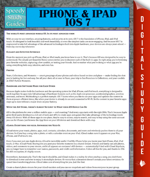 Iphone & Ipad- Ios 7 - Speedy Publishing