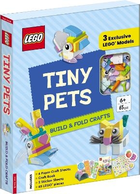 LEGO®  Books. Tiny Pets: Build and Fold Crafts (with 3 exclusive models, 65 pieces, craft book, craft sheets and stickers)