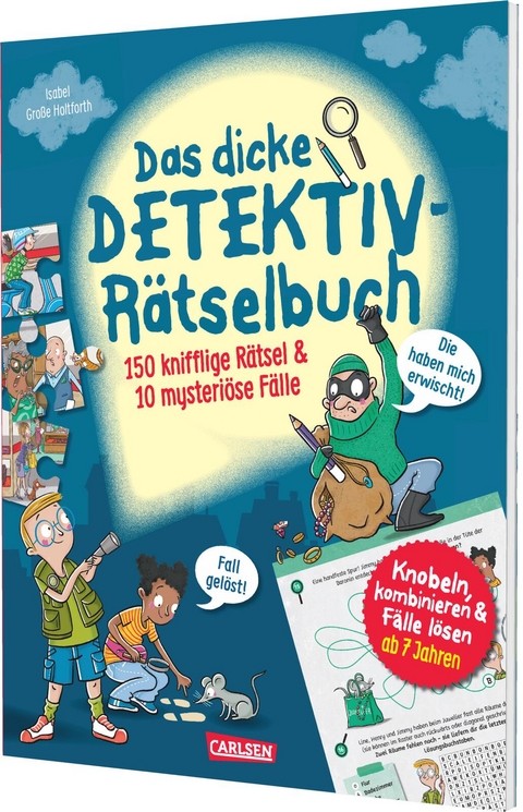 Das dicke Detektiv-R&auml;tselbuch - Isabel Gro&szlig;e Holtforth