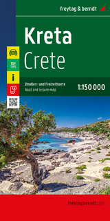 Kreta, Straßen- und Freizeitkarte 1:150.000, freytag & berndt - 