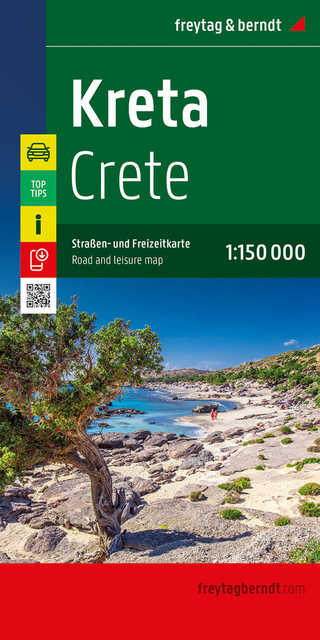 Kreta, Straßen- und Freizeitkarte 1:150.000, freytag & berndt