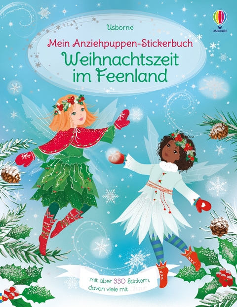 Mein Anziehpuppen-Stickerbuch: Weihnachtszeit im Feenland - Fiona Watt