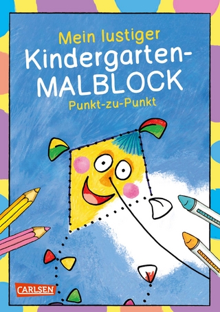 Mein lustiger Kindergarten-Malblock Punkt-zu-Punkt