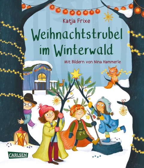 Weihnachtstrubel im Winterwald - Katja Frixe