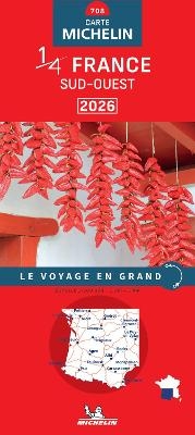 Southwestern France 2026 - Michelin National Map 708