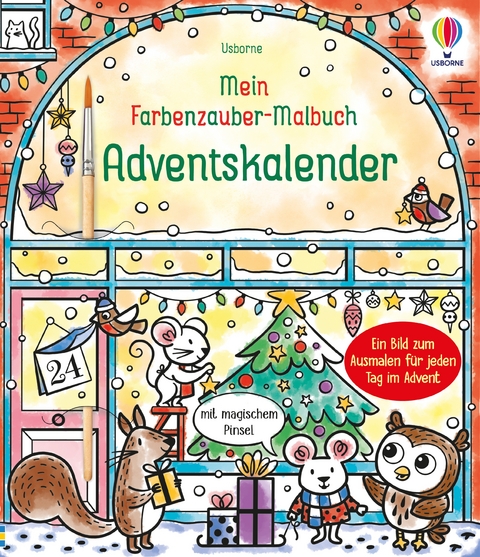 Mein Farbenzauber-Malbuch: Adventskalender - Abigail Wheatley