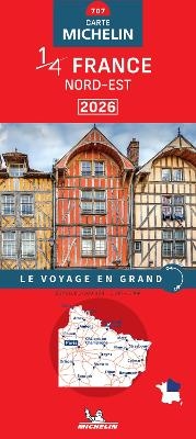 Northeastern France 2026 - Michelin National Map 707