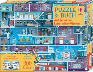 Puzzle & Buch: Auf geheimer Labyrinthe-Mission - Kate Nolan; Sam Smith