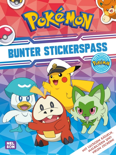 Pok&eacute;mon Activity-Buch: Bunter Stickerspa&szlig;