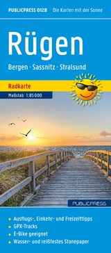 Rügen, Radkarte 1:85.000, Publicpress