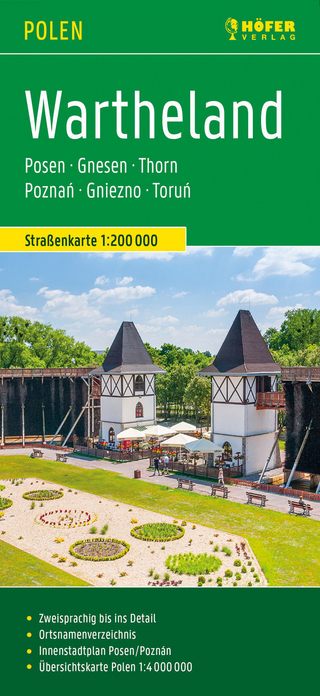 Wartheland, Straßenkarte 1:200.000, Höfer Verlag