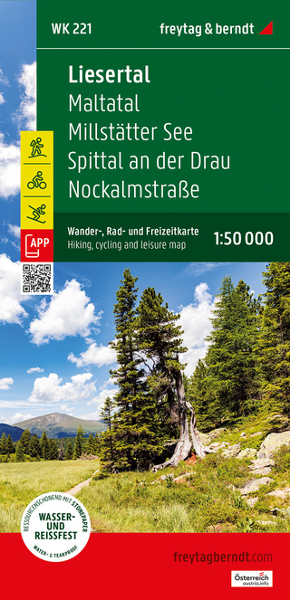 Liesertal, Wander-, Rad- und Freizeitkarte 1:50.000, freytag & berndt, WK 221