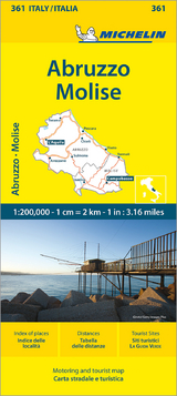 Abruzzo & Molise - Michelin Local Map 361 - Michelin