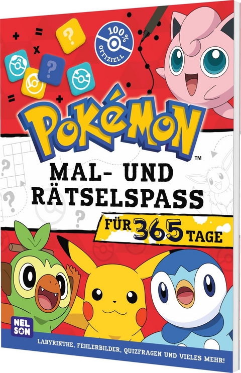 Pok&eacute;mon Activity-Buch: Mal- und R&auml;tselspa&szlig; f&uuml;r 365 Tage
