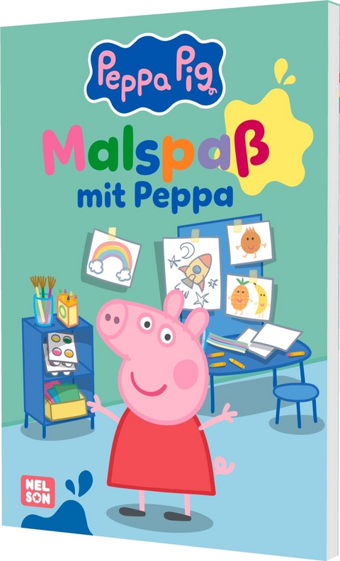 Peppa Wutz Ausmalbilder: Malspa&szlig; mit Peppa