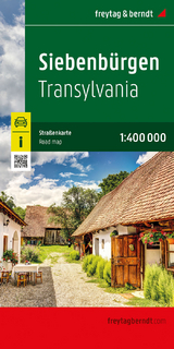 Siebenbürgen, Straßenkarte 1:400.000, freytag & berndt - 