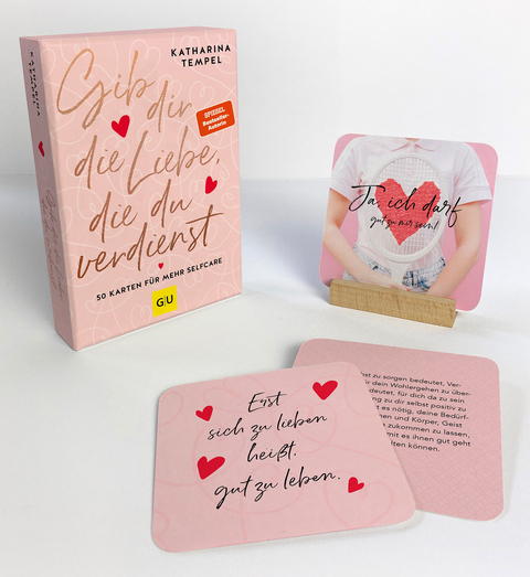 Gib dir die Liebe, die du verdienst - Das Kartenset zum SPIEGEL Bestseller - Katharina Tempel