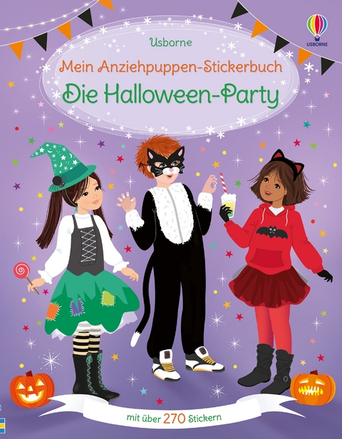 Mein Anziehpuppen-Stickerbuch: Die Halloween-Party - Fiona Watt