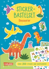 Bastelset f&uuml;r Kinder: Sticker-Bastelset: Dinosaurier - Anton Poitier