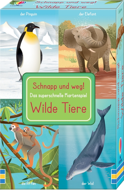 Schnapp und weg! Das superschnelle Kartenspiel: Wilde Tiere - Fiona Watt