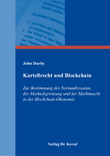 Kartellrecht und Blockchain - John Darby
