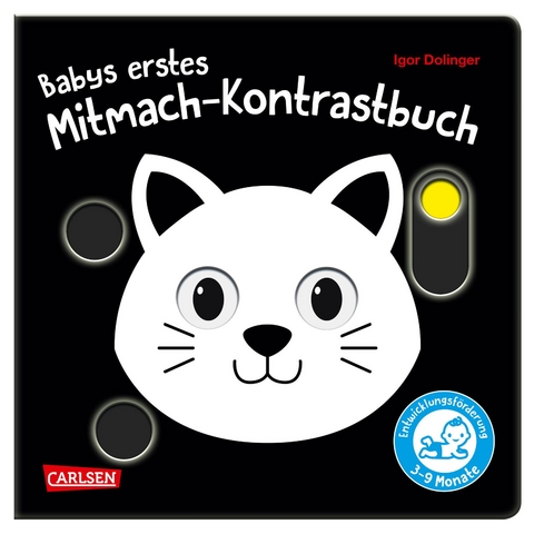 Babys erstes Mitmach-Kontrastbuch
