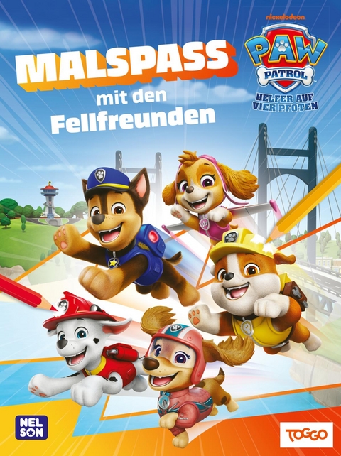 PAW Patrol Kindergartenheft: Malspa&szlig; mit den Fellfreunden