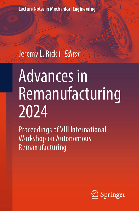 Advances in Remanufacturing 2024 - 