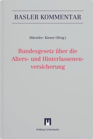 Bundesgesetz über die Alters- und Hinterlassenenversicherung (AHVG)