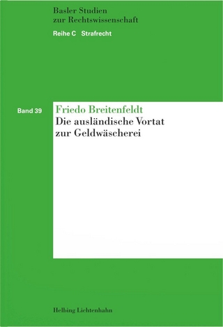 Die ausländische Vortat zur Geldwäscherei