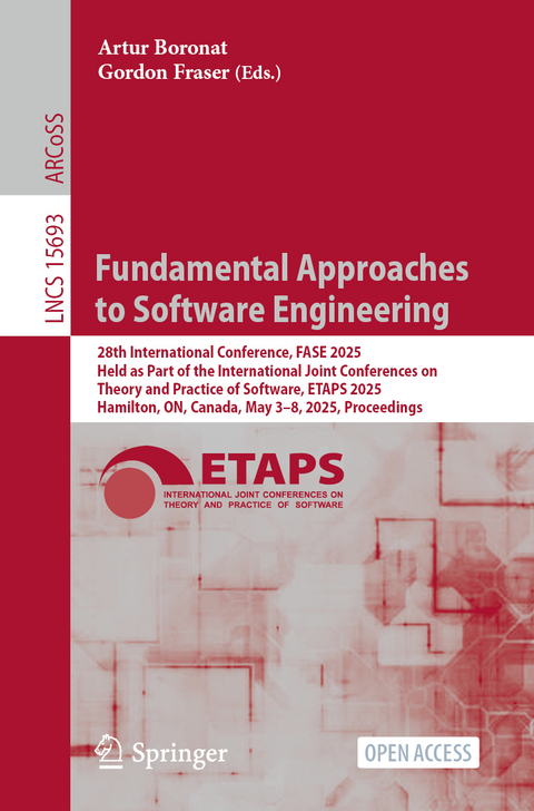 Fundamental Approaches to Software Engineering - 