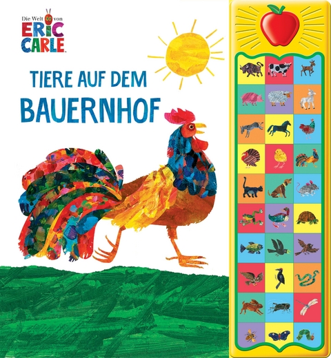 Eric Carle - Tiere auf dem Bauernhof - 30-Button-Soundbuch - Hardcover-Buch mit 30 Ger&auml;uschen - 