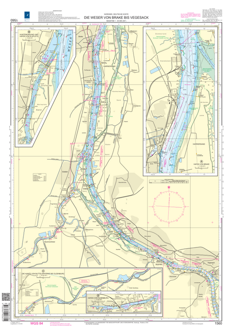 Die Weser von Brake bis Vegesack - 