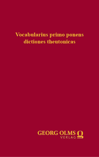 Vocabularius primo ponens dictiones theutonicas (1515) - 