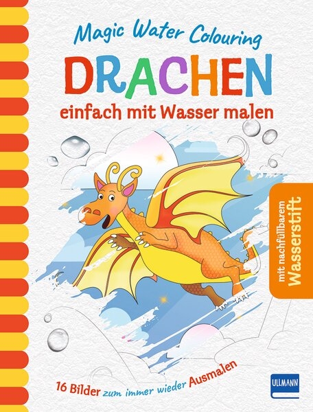 Magic Water Colouring - Drachen - Jane Kent