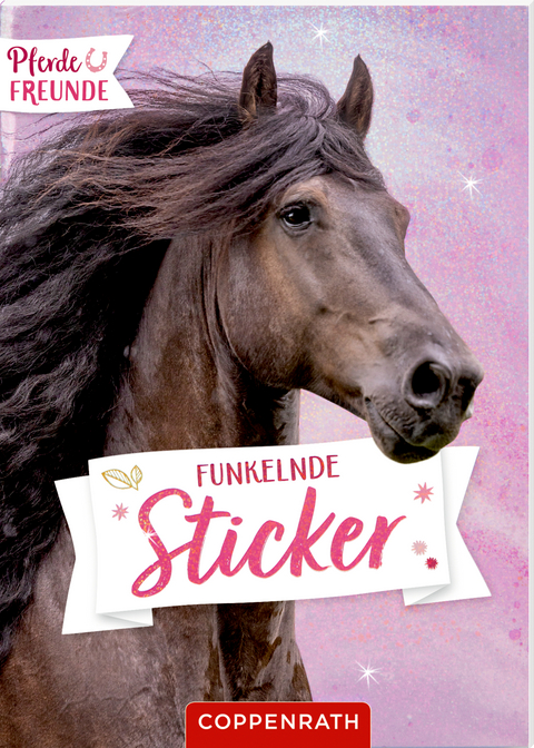 Funkelnde Sticker (Pferdefreunde)