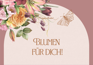 Pop-up-Grußkarte – Blumen