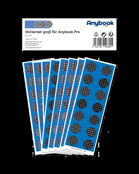 Anybook Pro Sticker Set gro&szlig;