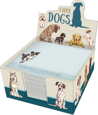 Zettelkästchen – I love dogs