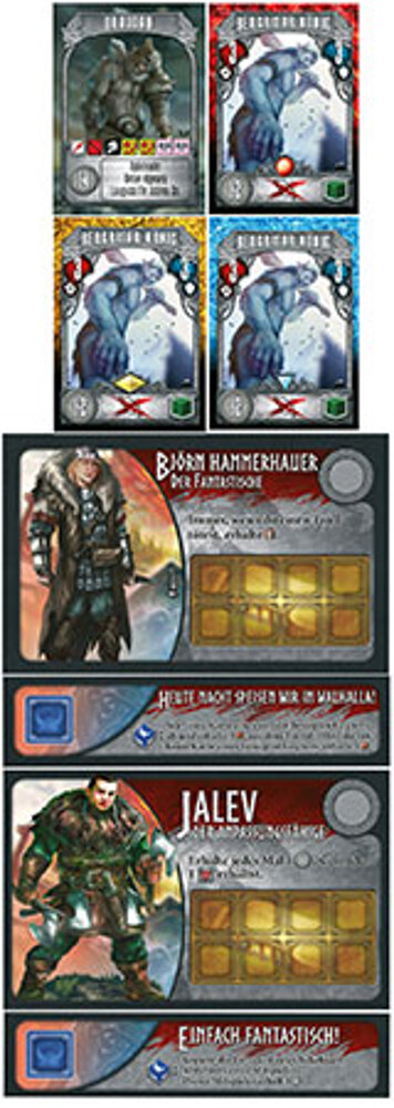 Champions of Midgard - Sonderkarten-Paket 1 (Jalev, Björn, Draudan) - Steiness Ole