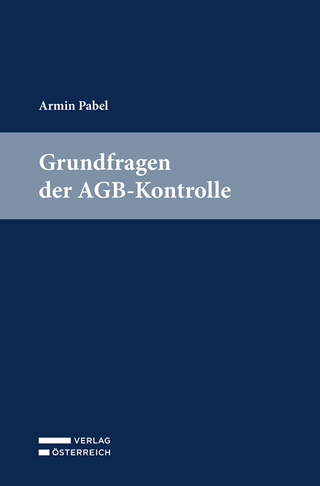 Grundfragen der AGB-Kontrolle