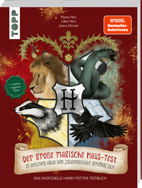Der gro&szlig;e magische Haus-Test. Das inoffizielle Harry Potter Testbuch - Marisa Hart, Lillian Hart, Juliana D&ouml;rstel
