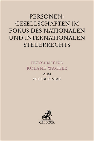 Personengesellschaften im Fokus des nationalen und Internationalen Steuerrechts