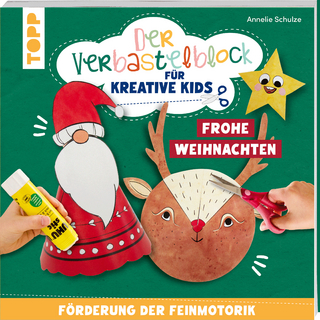 Der Verbastelblock für kreative Kids. Frohe Weihnachten