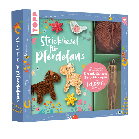 Kreativ-Set Strickliesel f&uuml;r Pferdefans - Anja Ritterhoff, Ina Andresen