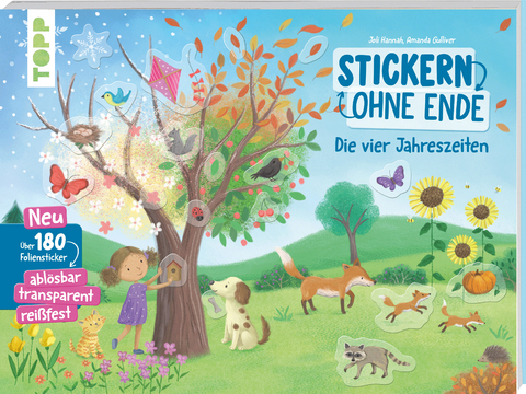 Stickern ohne Ende - Die vier Jahreszeiten - Joli Hannah