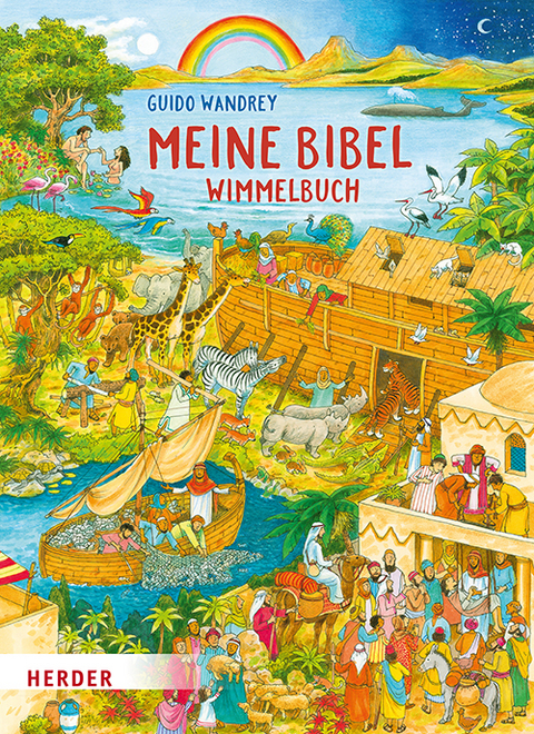 Meine Bibel. Wimmelbuch (Pappbilderbuch) - Julia Kottal