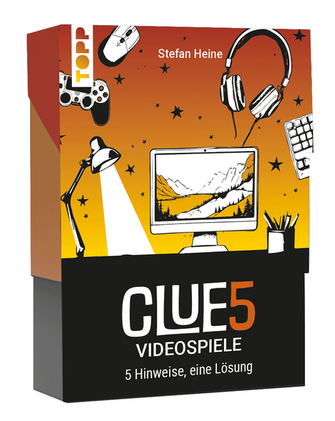CLUE5 #Videospiele. 5 Hinweise, nur eine Lösung. Das Trend-Quiz für deine Tasche - Stefan Heine